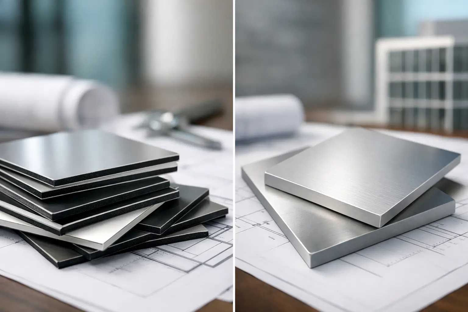 ACP Versus Solid Aluminum Panels: Key Differences
